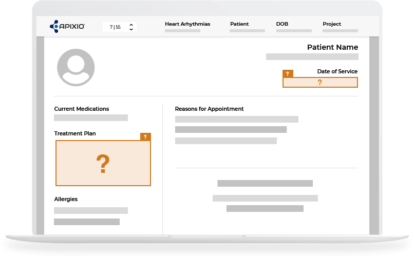 Laptop-MissingData Laptop showing missing healthcare data