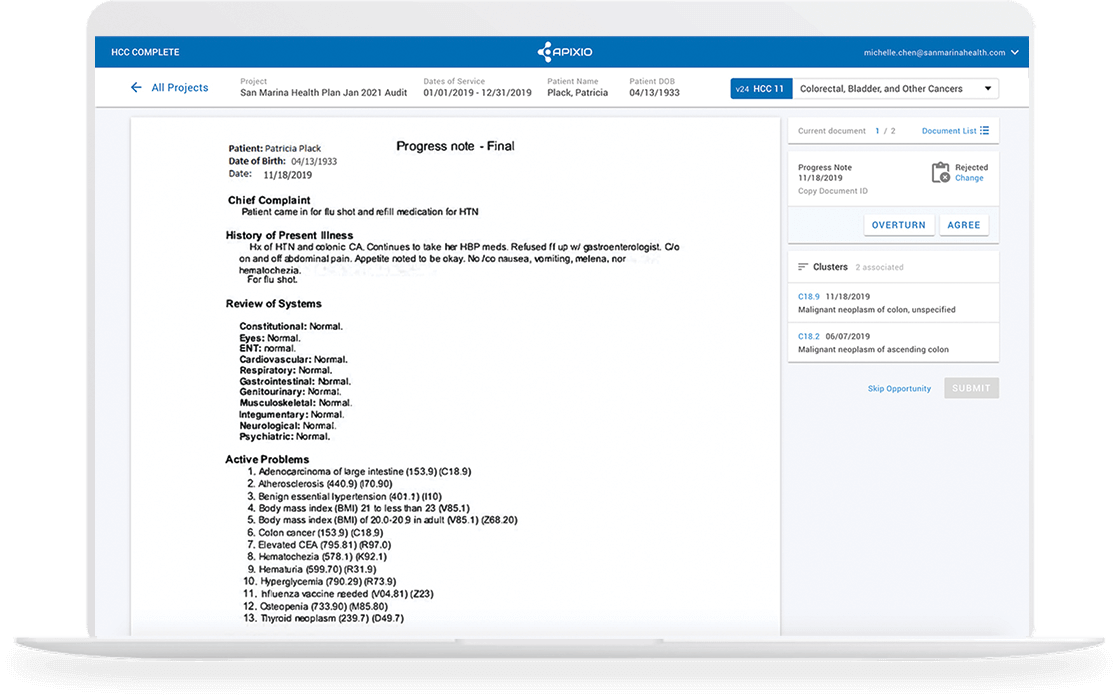 HCC Auditor Chart Review Workflow - 2020 HCC Auditor Chart Review Workflow - 2020