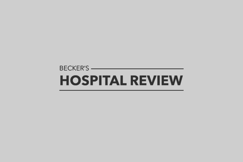 Press Image Cover Beckers Hospital Review
